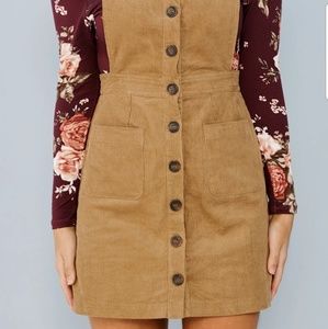Corduroy Dress in Mocha